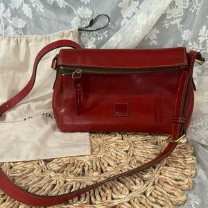 Dooney & Bourke florentine leather authentic red bag crossbody